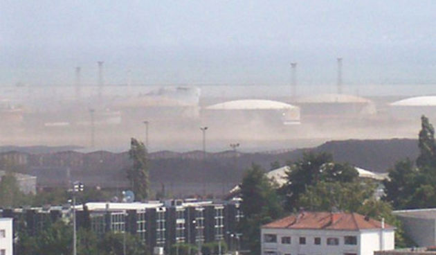 Ploče – oblaci prašine