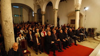 Zadar, 271011.
Proslave obljetnice benediktinki Sv. Marije u istoimenoj crkvi. Opatica samostana Anastazija Cizmin predstavila je program proslave obljetnice.
Foto: Jure Miskovic / CROPIX