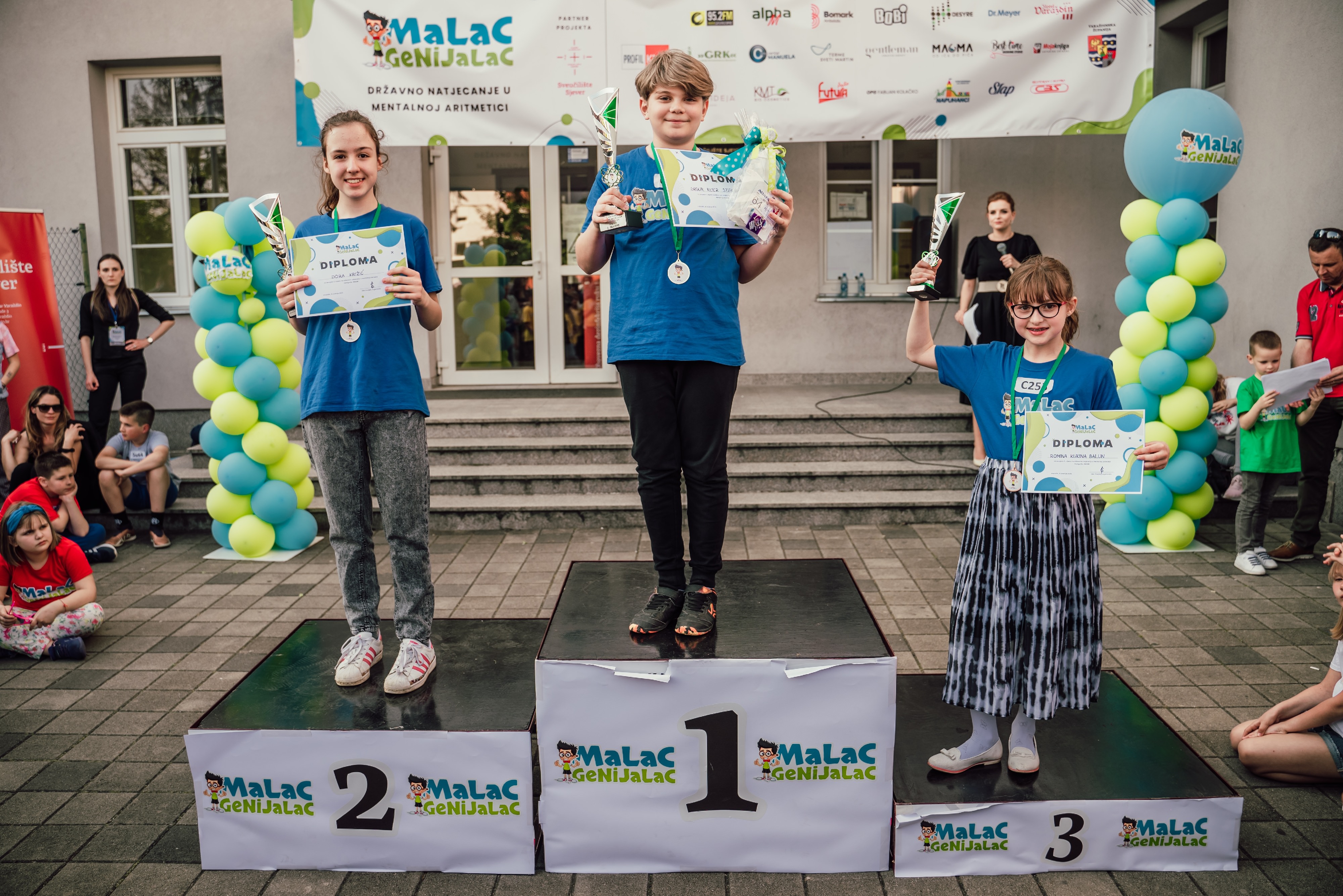 Državno natjecanje u mentalnoj aritmetici škola Malac Genijalac