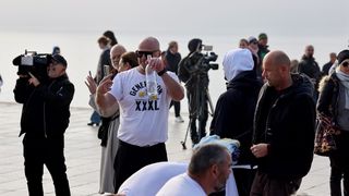 Novogodišnje kupanje na Morskim orguljama