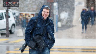 Snježni đir po gradu, četvrtak 1. ožujka 2018. Luka Gerlanc