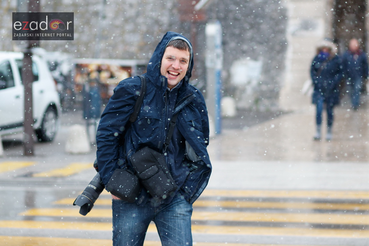 Snježni đir po gradu, četvrtak 1. ožujka 2018. Luka Gerlanc