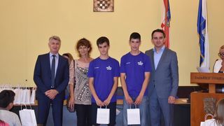 Prijem za nagrađivane učenike osnovnih i srednjh škola