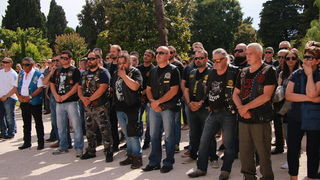 Posljednji ispraćaj zadarskog fotografa i umirovljenog satnika HV-a, Roberta Lerge na Gradskom groblju Zadar