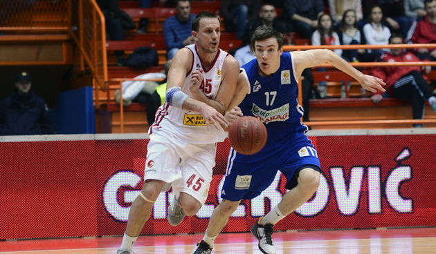 Zagreb, 270313.
Dom sportova.
Kosarkaska utakmica lige za prvaka izmedju Cedevite i  Zadra.
Na fotografiji: Marino Bazdaric.
Foto: Goran Mehkek / CROPIX