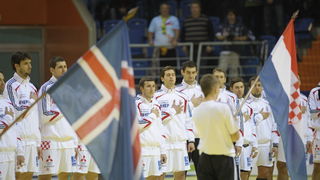 Vrsac, 160112.
Europsko prvenstvo u rukometu u Srbiji.
Prvo kolo, utakmica izmedju Hrvatske i Islanda.
Na slici: Hrvatska reprezentacija.
Foto: Drazen Aleksic / CROPIX Vrsac, 160112.
Europsko prvenstvo u rukometu u Srbiji.
Prvo kolo, utakmica izmedju Hrvatske i Islanda.
Na slici: Hrvatska reprezentacija.
Foto: Drazen Aleksic / CROPIX