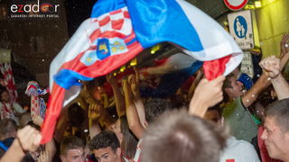 Zadar je gorio: Velika fešta nakon plasmana Vatrenih u polufinale Svjetskog prvenstva