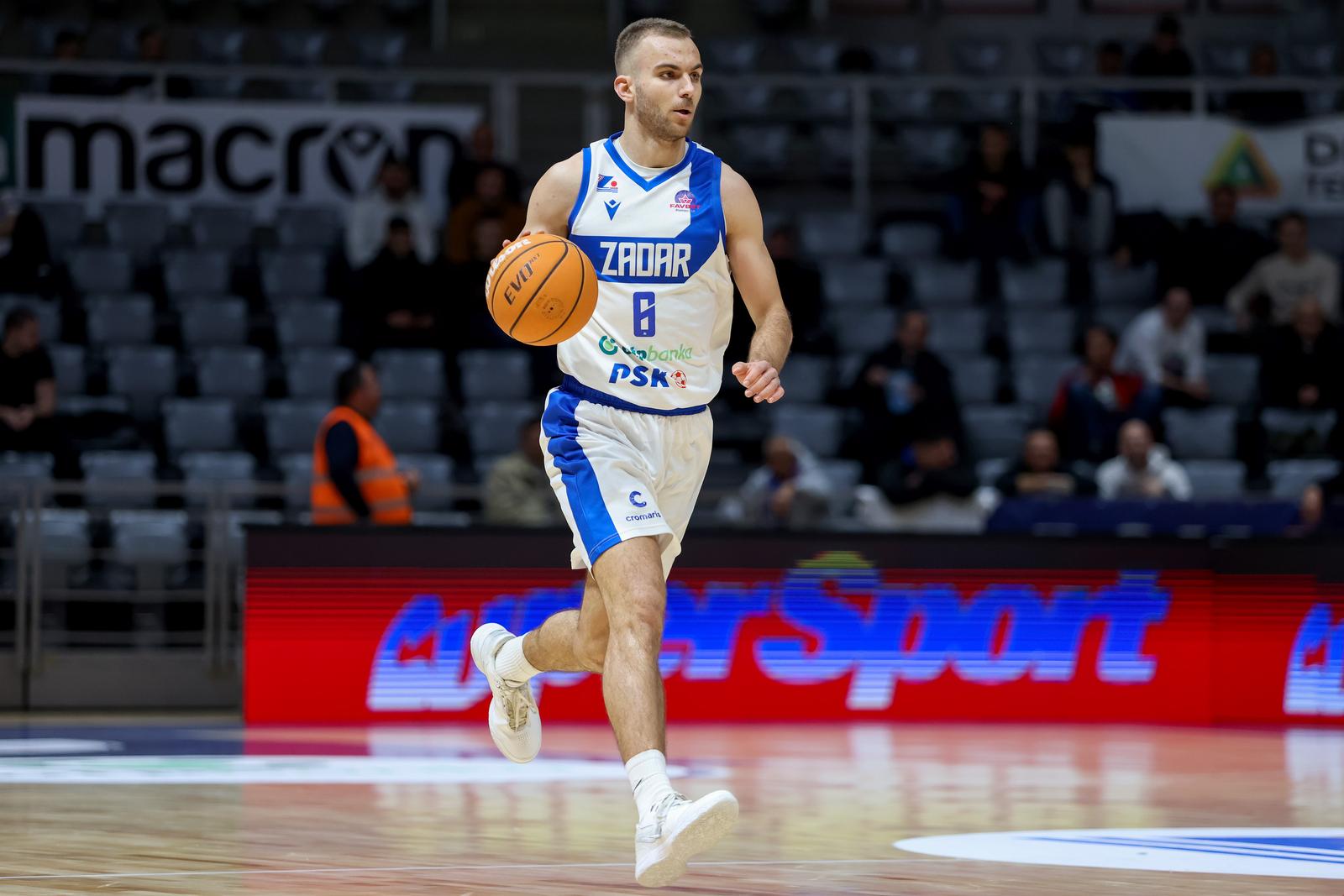 Favbet Premijer liga, 13. kolo: KK Zadar – KK Zabok 80-53, Krševan Klarica Favbet Premijer liga, 13. kolo: KK Zadar – KK Zabok 80-53, Krševan Klarica