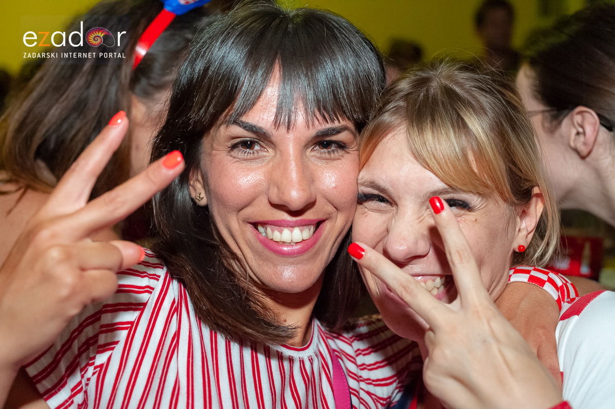 Zadar je gorio: Velika fešta nakon plasmana Vatrenih u finale Svjetskog prvenstva