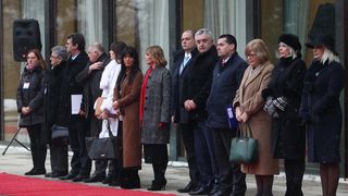 Doček Vučića na Pantovčaku Doček Vučića na Pantovčaku