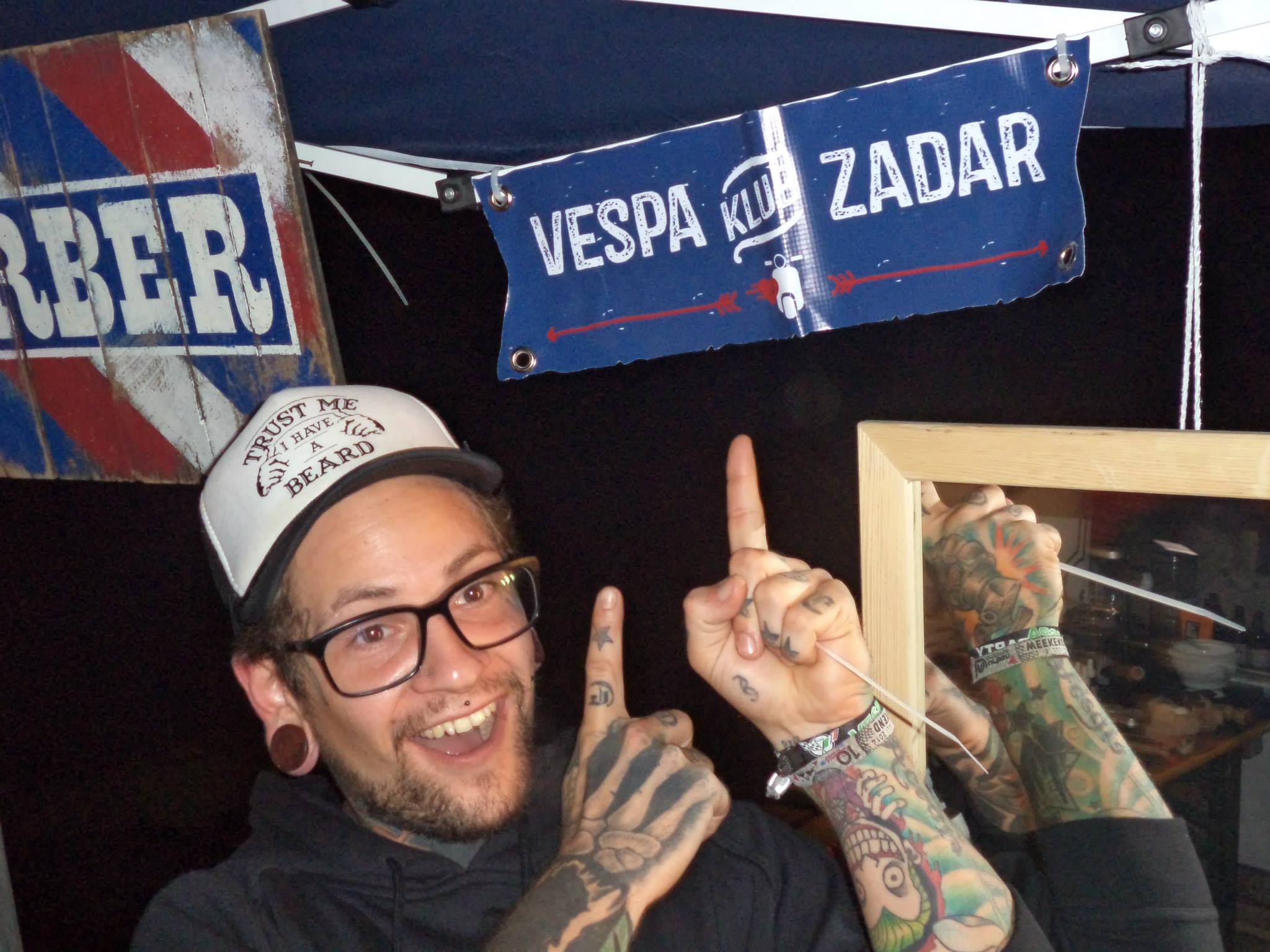 Vespa klub Zadar u Austriji, foto-klub Scooterie Liebnitz