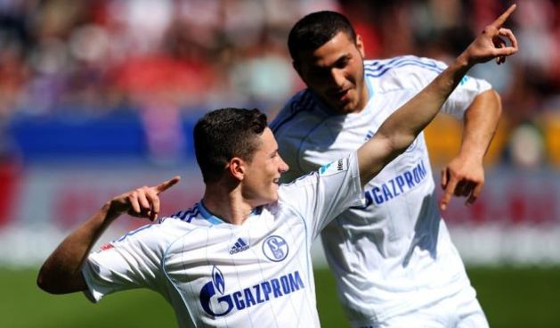 Julian Draxler i Sead Kolasinac, foto: schalke04.de