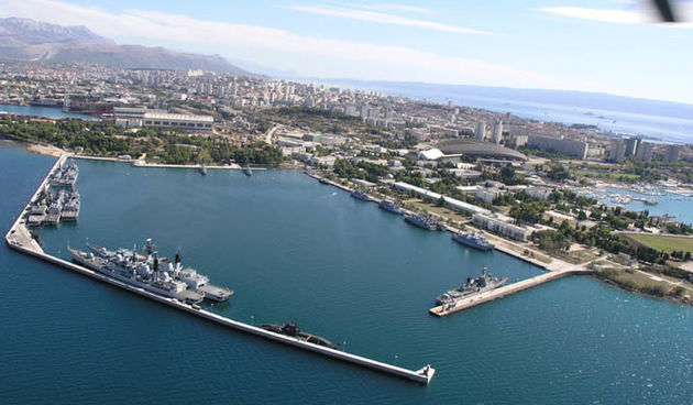 Ratna luka Lora – Split/Foto: Hrvatska vojska