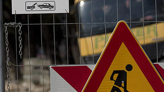 detalj radova na gradskim zidinama