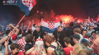 Zadar priredio nezaboravan doček svojim Vatrenim herojima