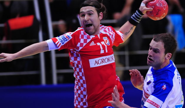 Vrsac, 180112.Dvorana Millennium. Europsko prvenstvo u rukometu, 2 koloHrvatska – Slovenija.Na slici: Ivan Cupic.Foto: Drazen Aleksic / Cropix