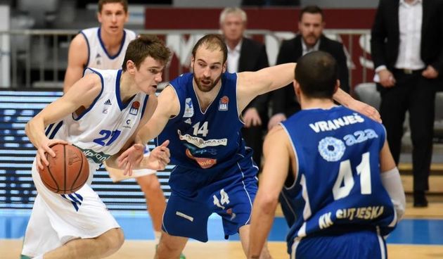 ABA liga, 26 kolo: KK Zadar – KK Sutjeska 85-83. Foto: Dino Stanin/PIXSELL