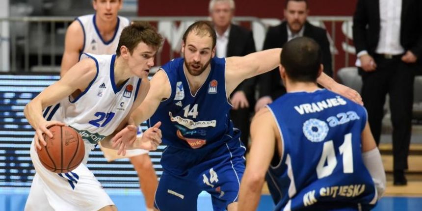 ABA liga, 26 kolo: KK Zadar – KK Sutjeska 85-83. Foto: Dino Stanin/PIXSELL ABA liga, 26 kolo: KK Zadar – KK Sutjeska 85-83. Foto: Dino Stanin/PIXSELL