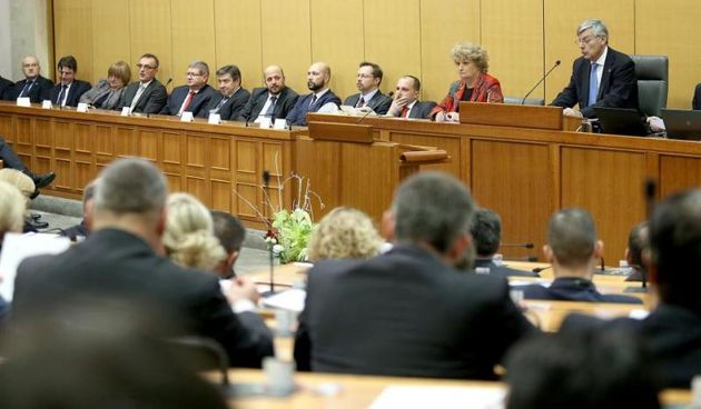 Zagreb – Konstituirajuca sjednica osmog saziva Hrvatskog sabora. Zeljko Reiner izabran je s 88 glasova za predsjednika sabora. Photo: Patrik Macek/PIXSELL