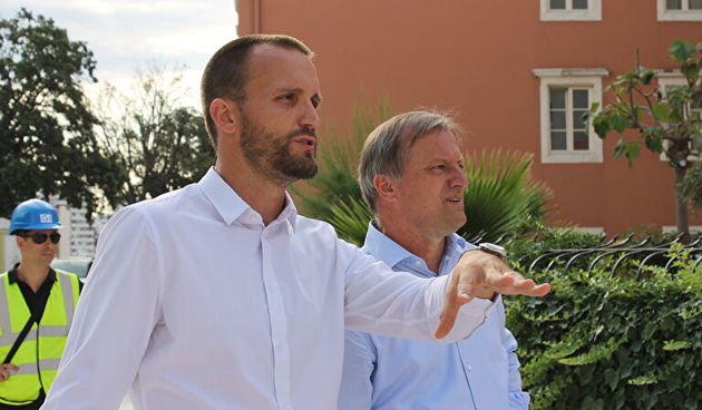 Šime Erlić i Branko Dukić, bedemi, muraj