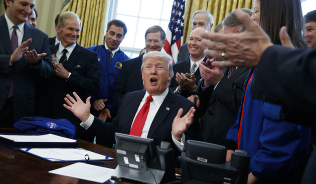 Donald Trump, NASA