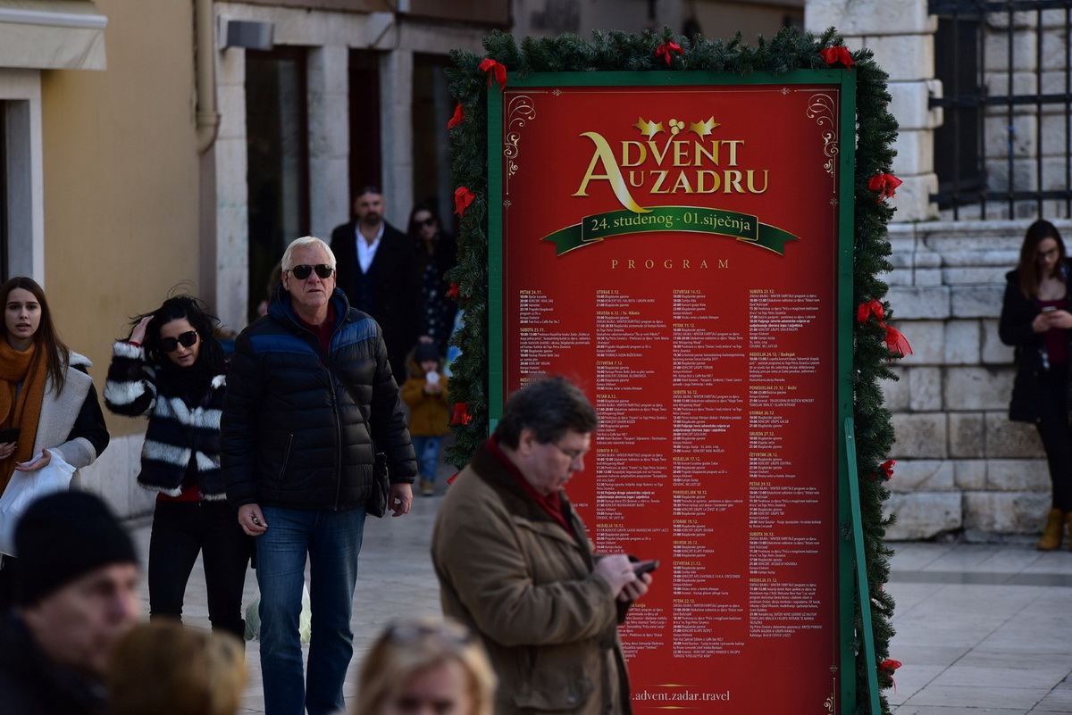 Advent u Zadru: Prekrasno subotnje jutro u Zadru