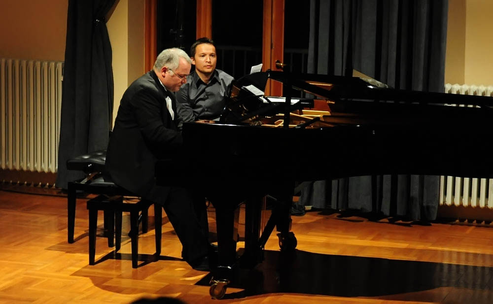 51. Glazbene večeri u Sv. Donatu: Glasovirski duo Jando i Mocsari, foto: N. Marčev