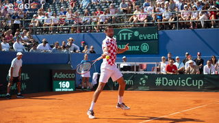 Davis Cup: Vruća navijačka atmosfera u meču Ćilića i Querreya