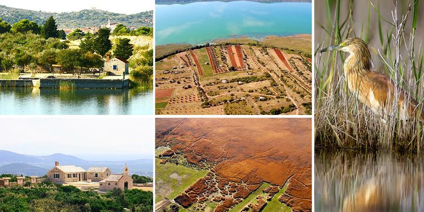 Park prirode Vransko jezero, kolaž