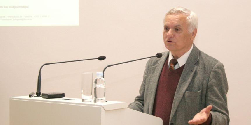 Vinko Grubišić održao predavanje u HAZU Vinko Grubišić održao predavanje u HAZU