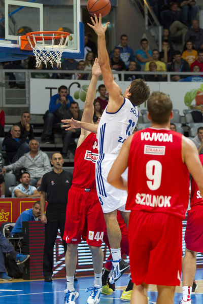 ABA liga: KK Zadar – Szolniki Olaj 71-67, Josip Sobin. Foto: Kristijan Orlić