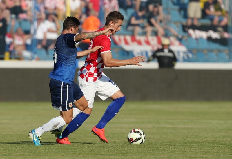 07.06.2015., Varazdin – Prijateljska nogometna utakmica izmedju Hrvatske i Gibraltara. Photo: Goran Stanzl/PIXSELL