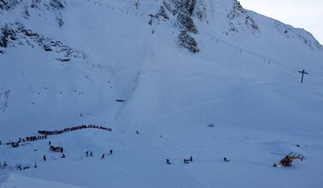 Lavina u francuskim Alpama, Foto: Twitter BBC