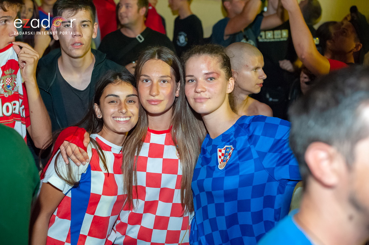 Zadar je gorio: Velika fešta nakon plasmana Vatrenih u finale Svjetskog prvenstva