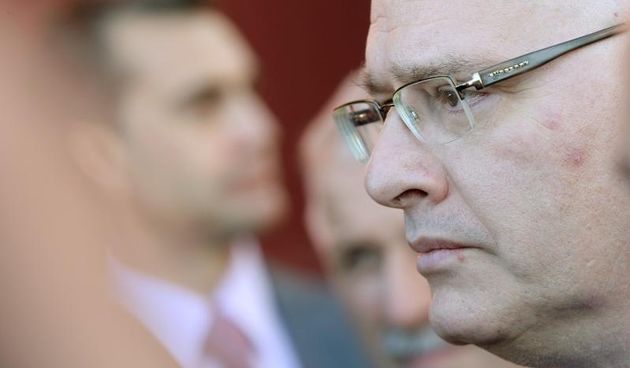 Obrovac – Predsjednik Ivo Josipovic prisustvovao obiljezavanju 30. godisnjice rada Reverzibilne hidroelektrane Velebit. struja, hep. elektricna energija.Photo: Dino Stanin/PIXSELL