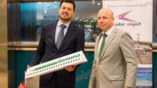 U Zračnu luku Zadar sletio prvi zrakopolov Germanie iz Zuricha U Zračnu luku Zadar sletio prvi zrakopolov Germanie iz Zuricha