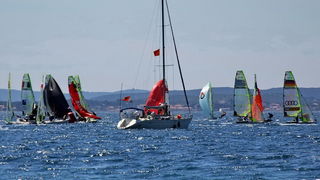 Jedrenje: SP klase 49er – drugi dan 8. svibnnja 2012, Foto: Leonard Kvarantan Jedrenje: SP klase 49er – drugi dan 8. svibnnja 2012, Foto: Leonard Kvarantan