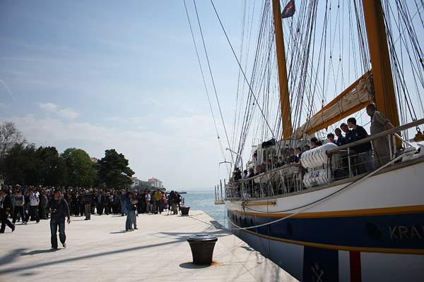 Uplovljavanje školskog broda “Kraljica mora” (Foto:Saša Čuka)
