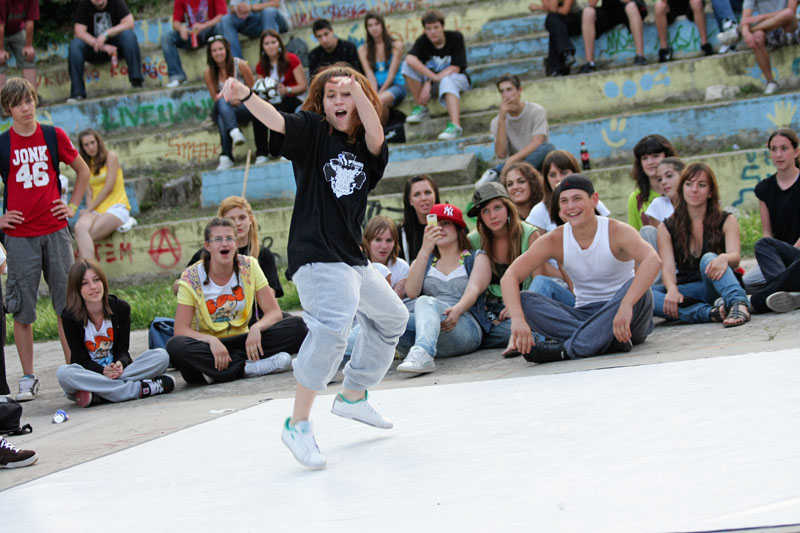 Grafiti, Hip hop & Break battles – Kapetanski park (foto: Marin Gospić)