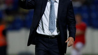 Bratislava, Slovacka, 110810.
Stadion Pasienky.
Medjunarodna  prijateljska nogometna utakmica 
Slovacka – Hrvatska.
Na fotografiji: Slaven Bilic.
Foto: Ronald Gorsic / CROPIX