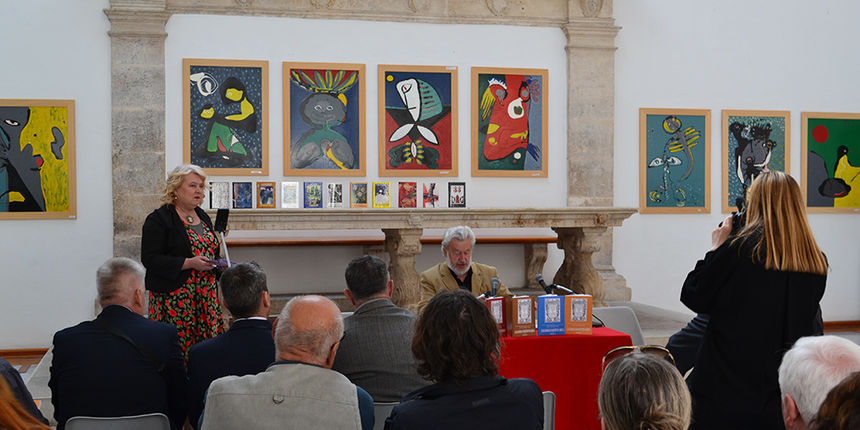 S predstavljanja izložbe Tomislava Marijana Bilosnića, Mala retrospektiva