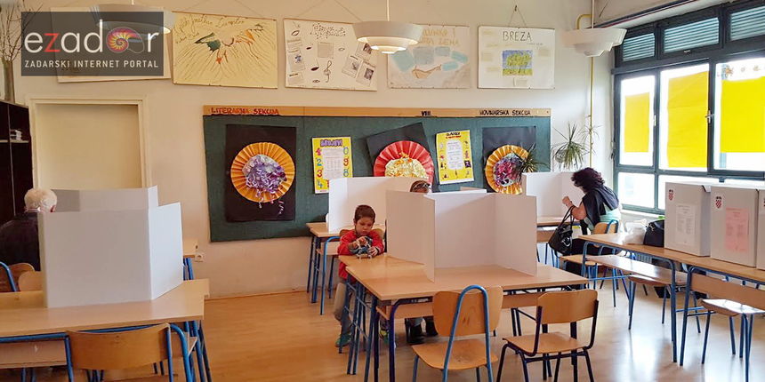 Lokalni izbori 2017. – Glasovanje u OŠ Šimuna Kožićića Benje