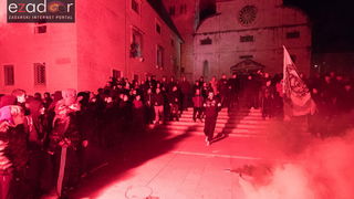 Okupljanje Tornada na Forumu i korteo do Krešinog doma Okupljanje Tornada na Forumu i korteo do Krešinog doma