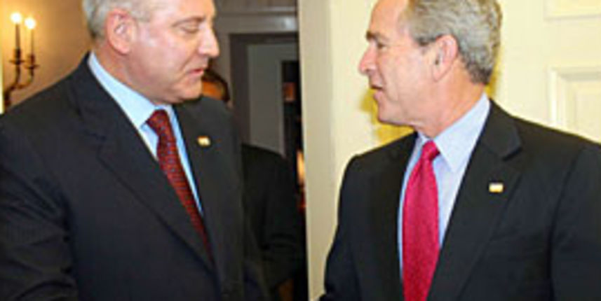 Sanader i Bush (Foto: Vjesnik) Sanader i Bush (Foto: Vjesnik)