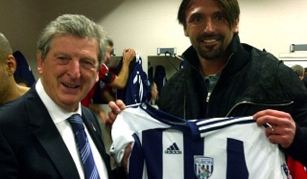 Goran Ivanišević i Roy Hodgson, foto: wba.co.uk