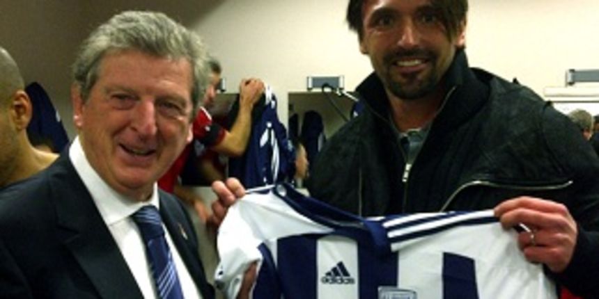 Goran Ivanišević i Roy Hodgson, foto: wba.co.uk