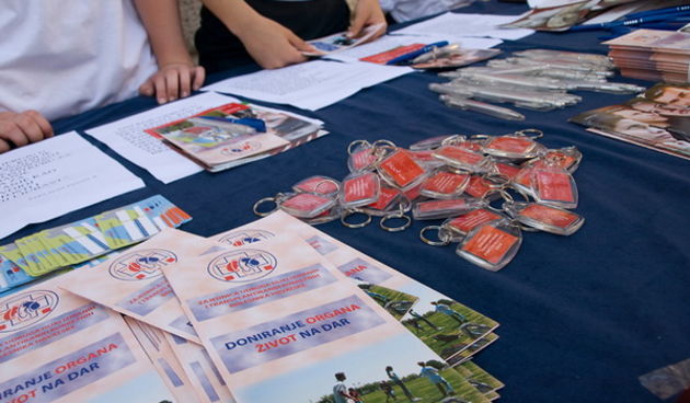 Akcija “Zivot na dar” na Narodnom trgu