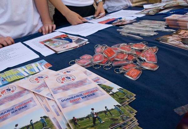 Akcija “Zivot na dar” na Narodnom trgu