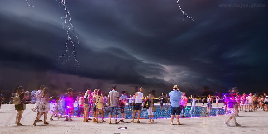Munje na Pozdravu suncu