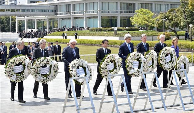 Povijesni dan u Hirošimi, Kerry i G7 odali počast žrtvama, foto-HINA